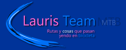 logo lauris team mtb con slogan more small